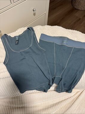 Skims cotton ribbed set
